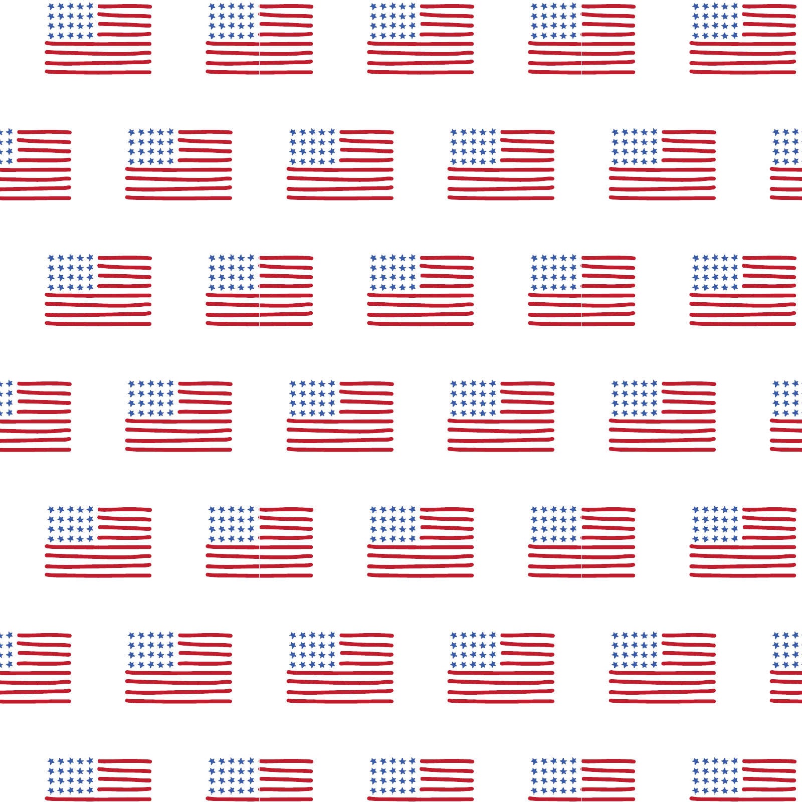 Parker Zipper Pajama - American Flag
