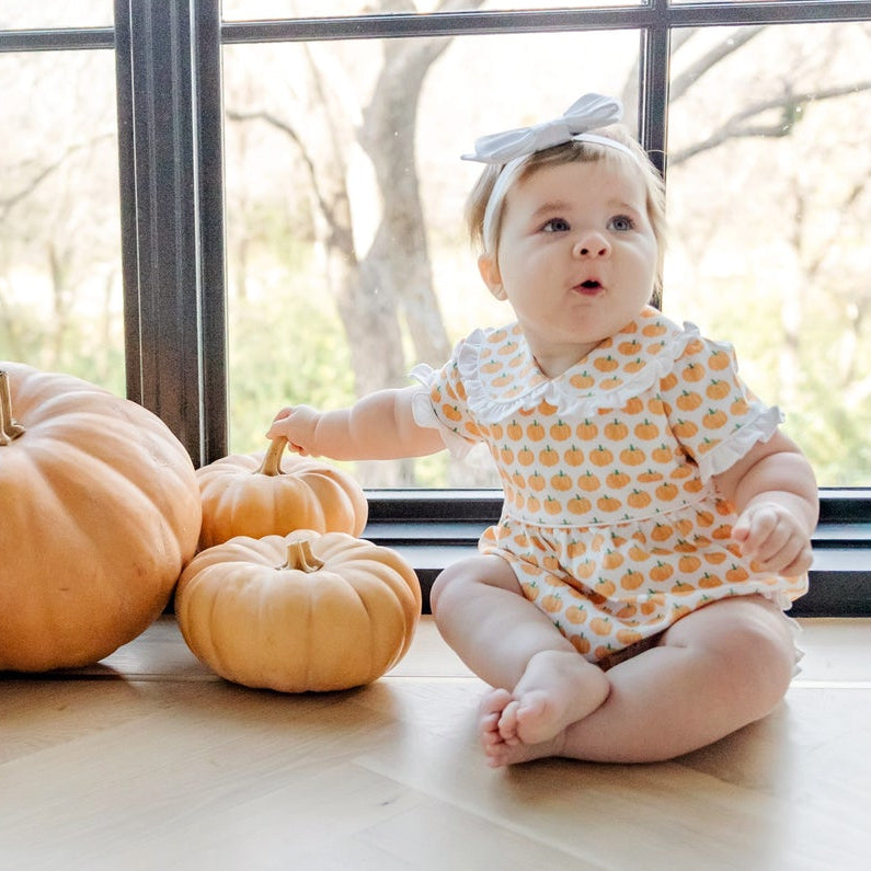Council Girls' Pima Cotton Bubble - Harvest Pumpkin