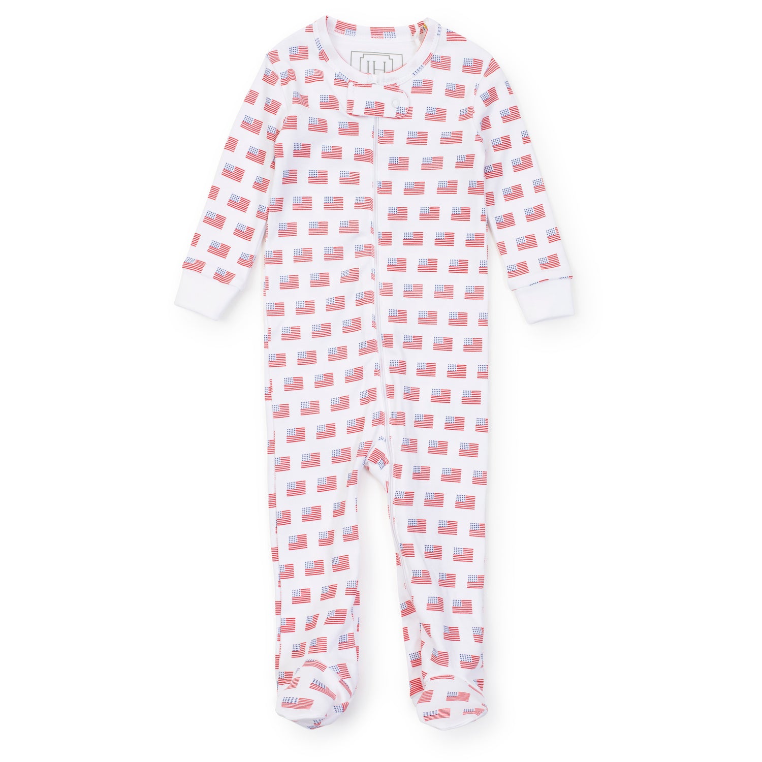 Parker Zipper Pajama - American Flag