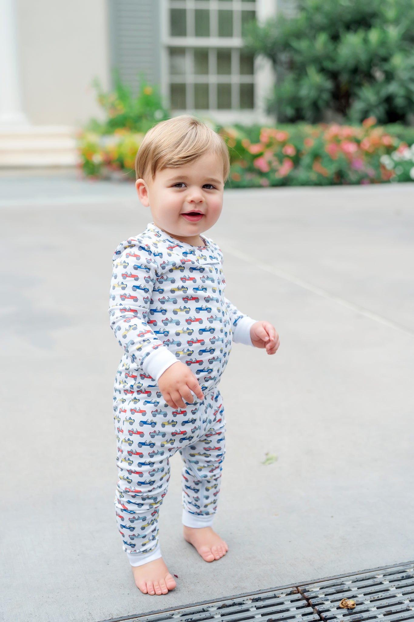 Buy Parker Boys' Zipper Pajama - Cruisin Jeeps kids clothing online