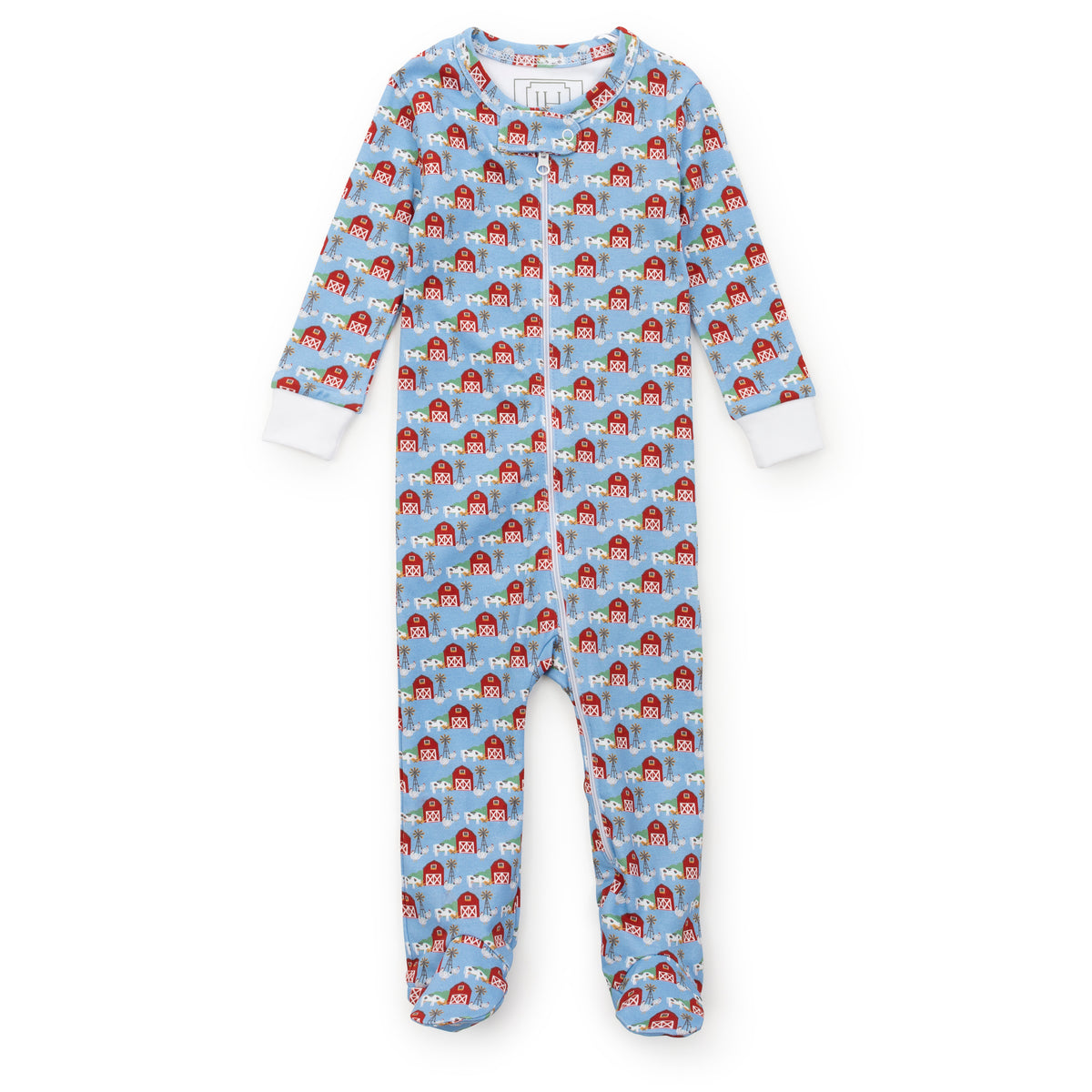 Everyday Parker Zipper Pajama - On the Farm Kidswear