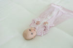 Wearable Girls' Blanket - Scalloped in Pink outfit perfect for everyday wear