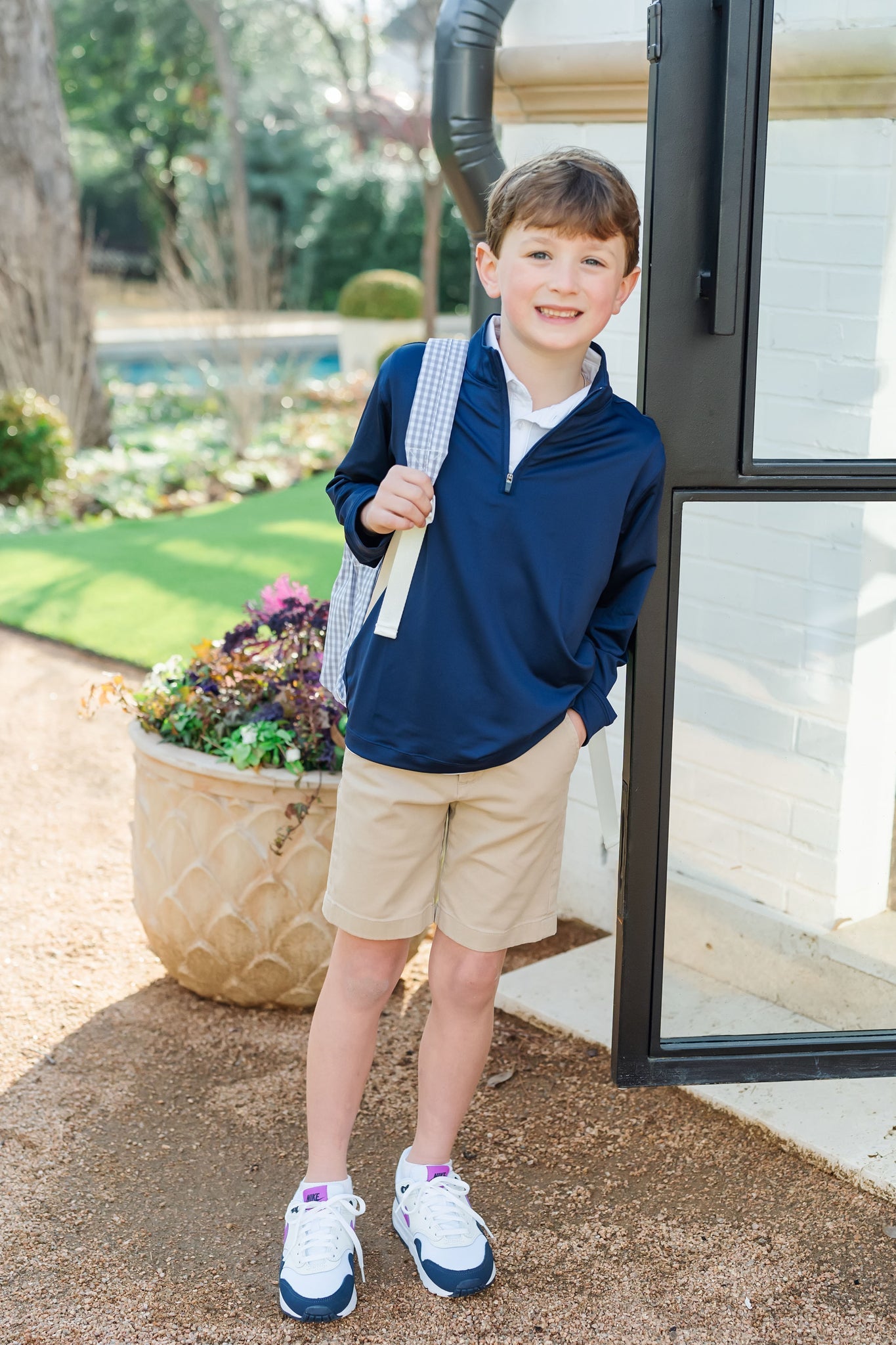 Uniform Sam Performance Pullover by LH Sport - Navy outfit perfect for everyday wear