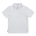 Uniform Will Boys' Performance Polo by LH Sport White outfit perfect for everyday wear