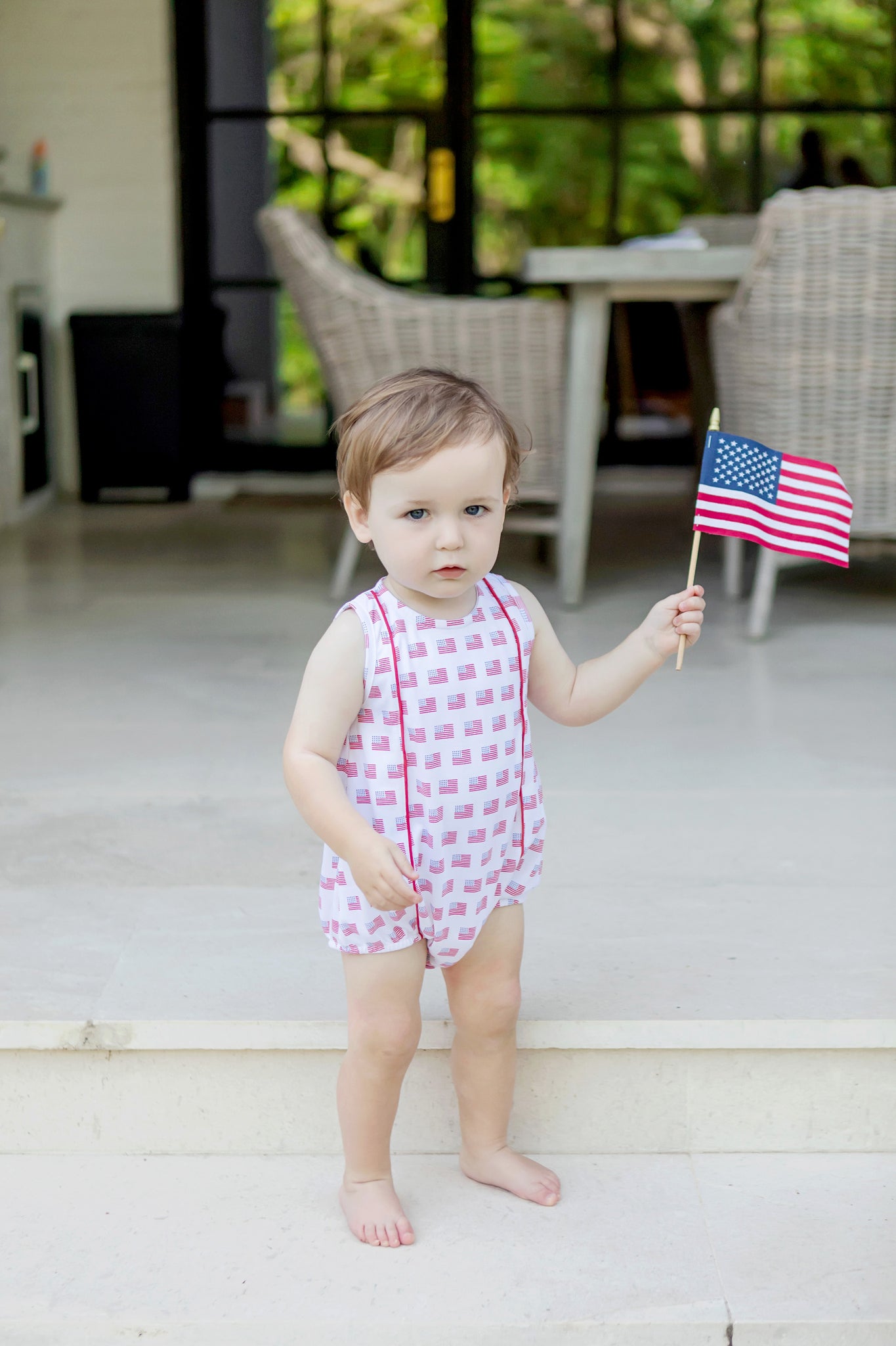 Buy Reid Boys' Bubble - American Flag kids clothing online