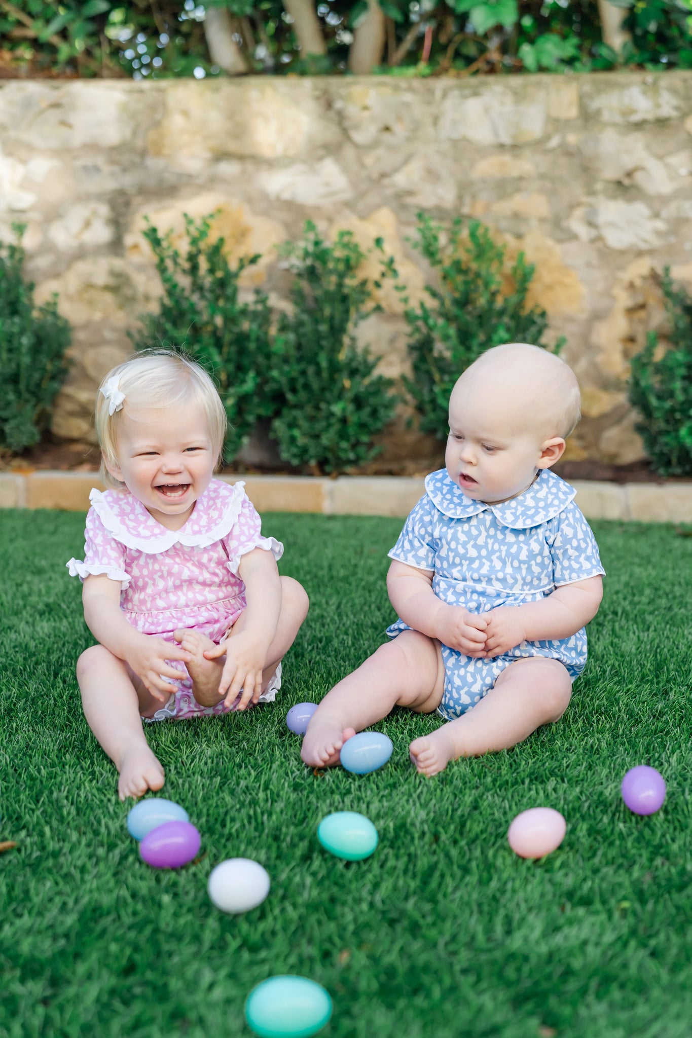 Palmer Boys' Bubble Easter Time Blue stylish kids outfit collection