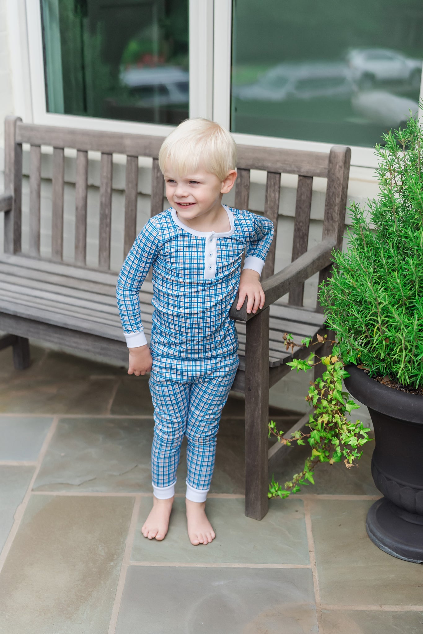 Buy Jack Boys' Pajama Pant Set - Autumn Plaid kids clothing online