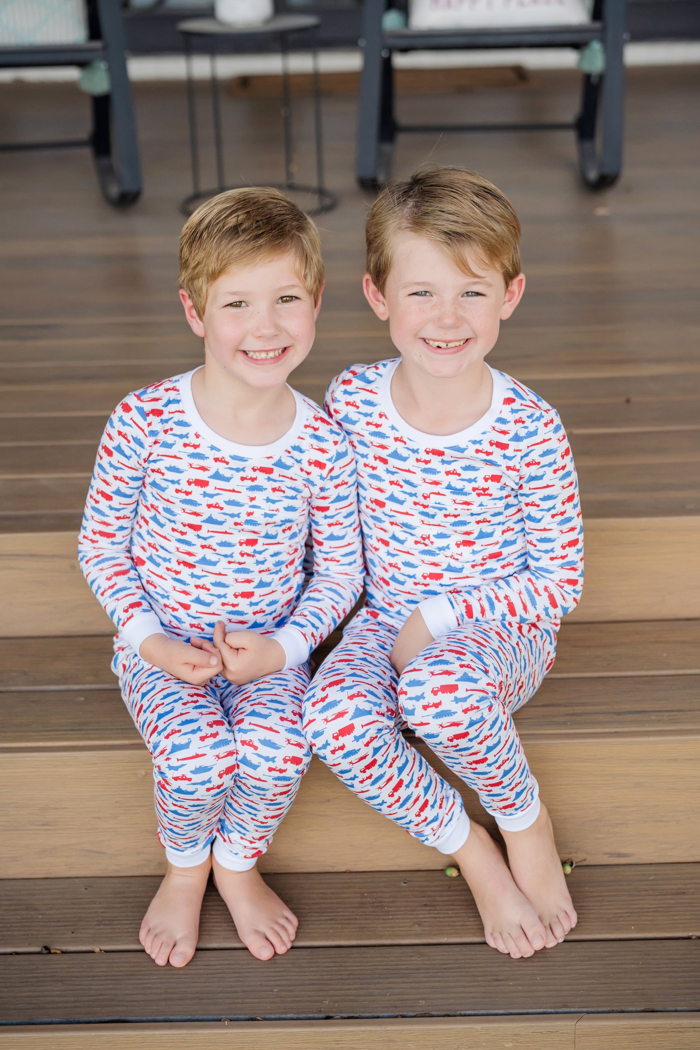 Bradford Boys' Pima Cotton Pajama Pant Set - Freedom Fighters