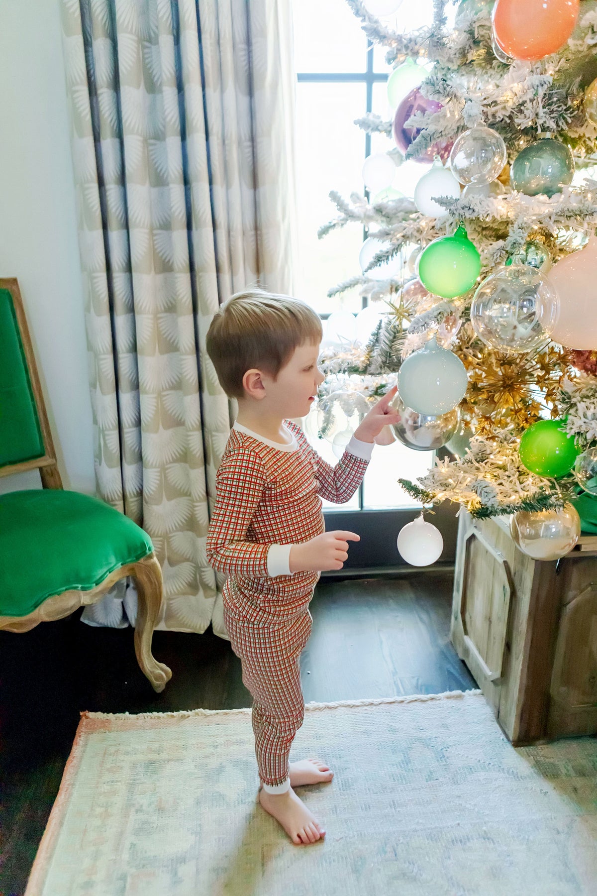 Bradford Boys' Pajama Pant Set - Holiday Plaid outfit perfect for everyday wear