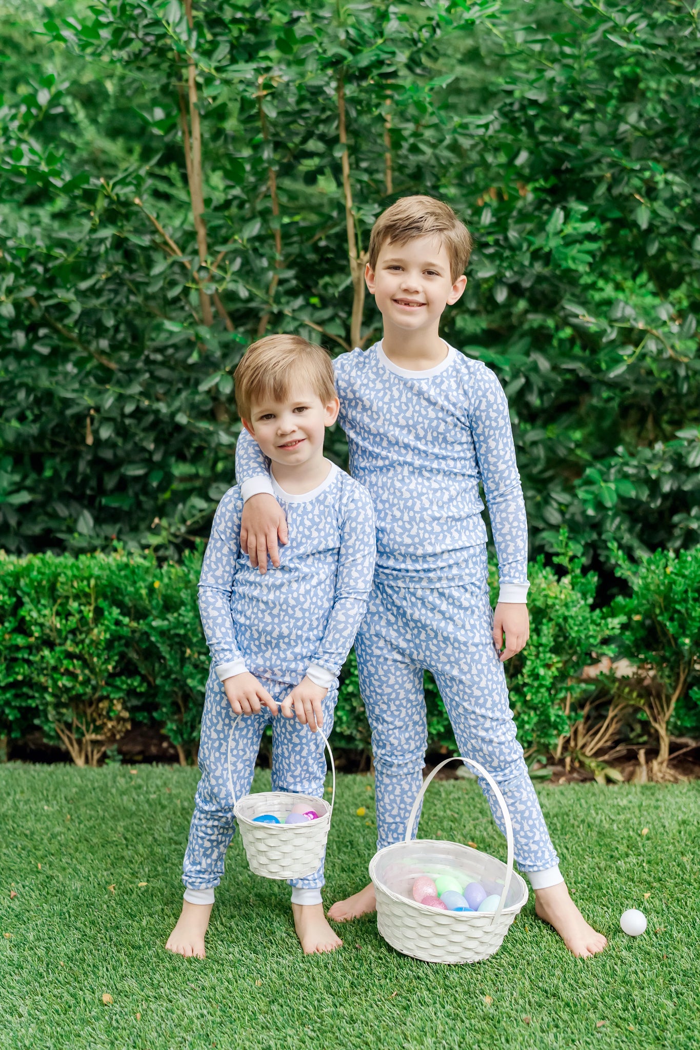 Grayson Boys' Pajama Pant Set Easter Time Blue stylish kids outfit collection