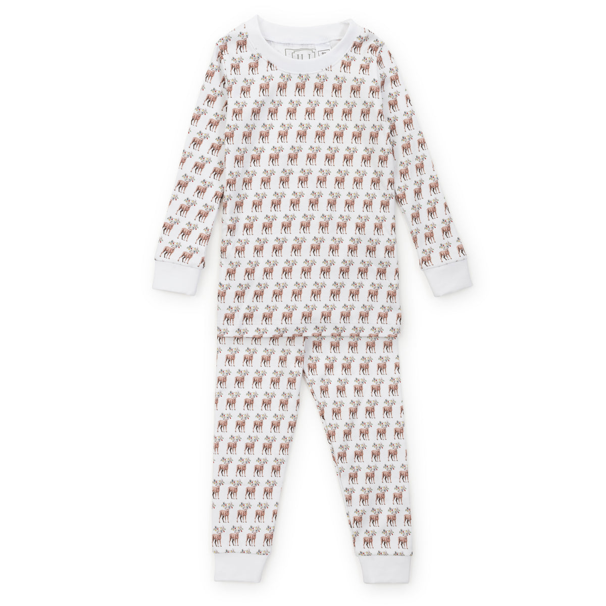 Everyday Grayson Boys' Pajama Pant Set Festive Deer Kidswear