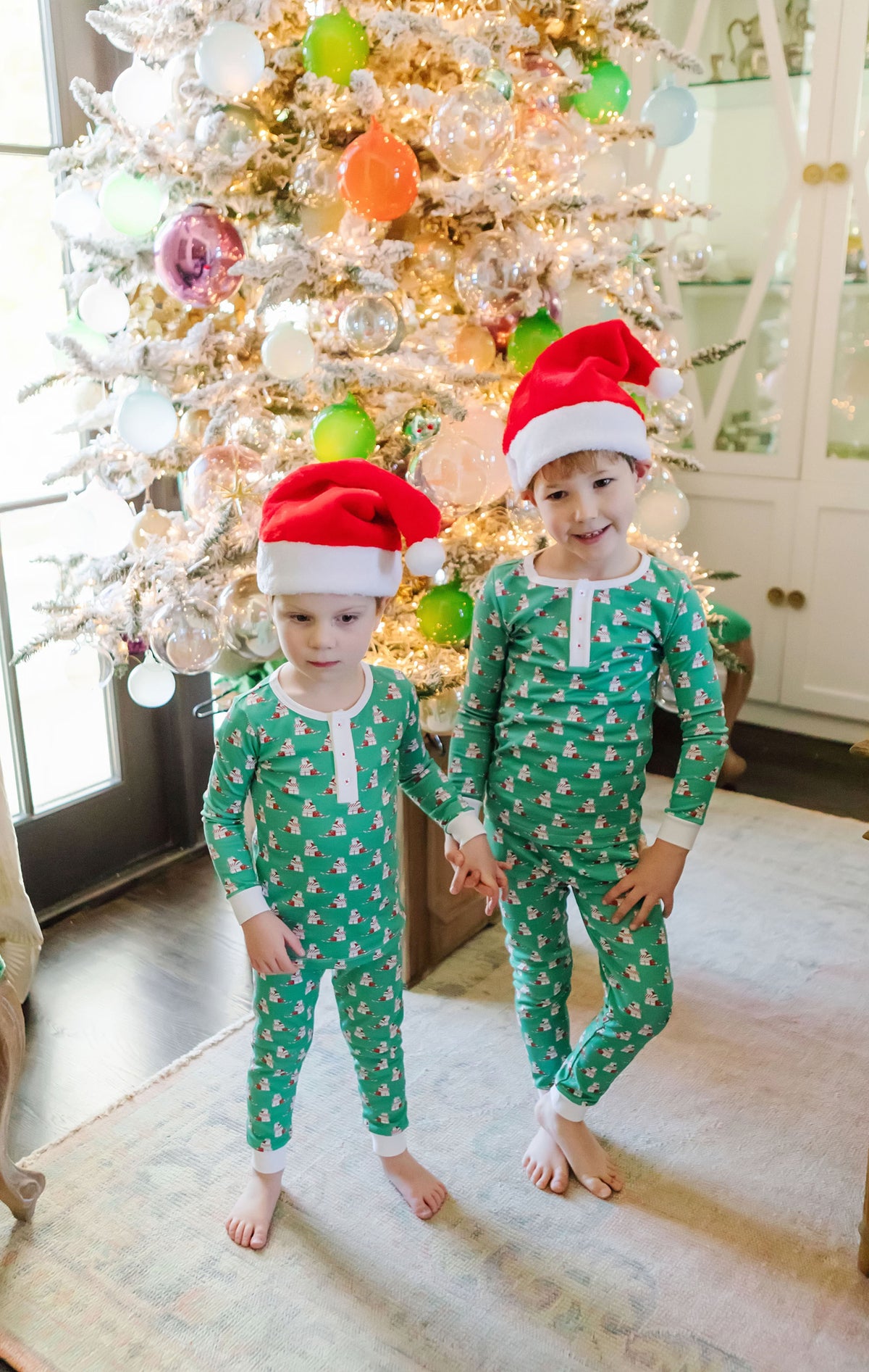 Jack Boys' Pajama Pant Set - Santa's Helper outfit perfect for everyday wear