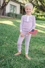 Jack Boys' Pajama Pant Set - Stars and Stripes soft cotton kids fashion wear