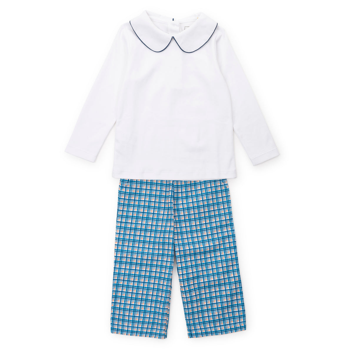 Everyday Ford Boys' Pant Set Autumn Plaid Kidswear