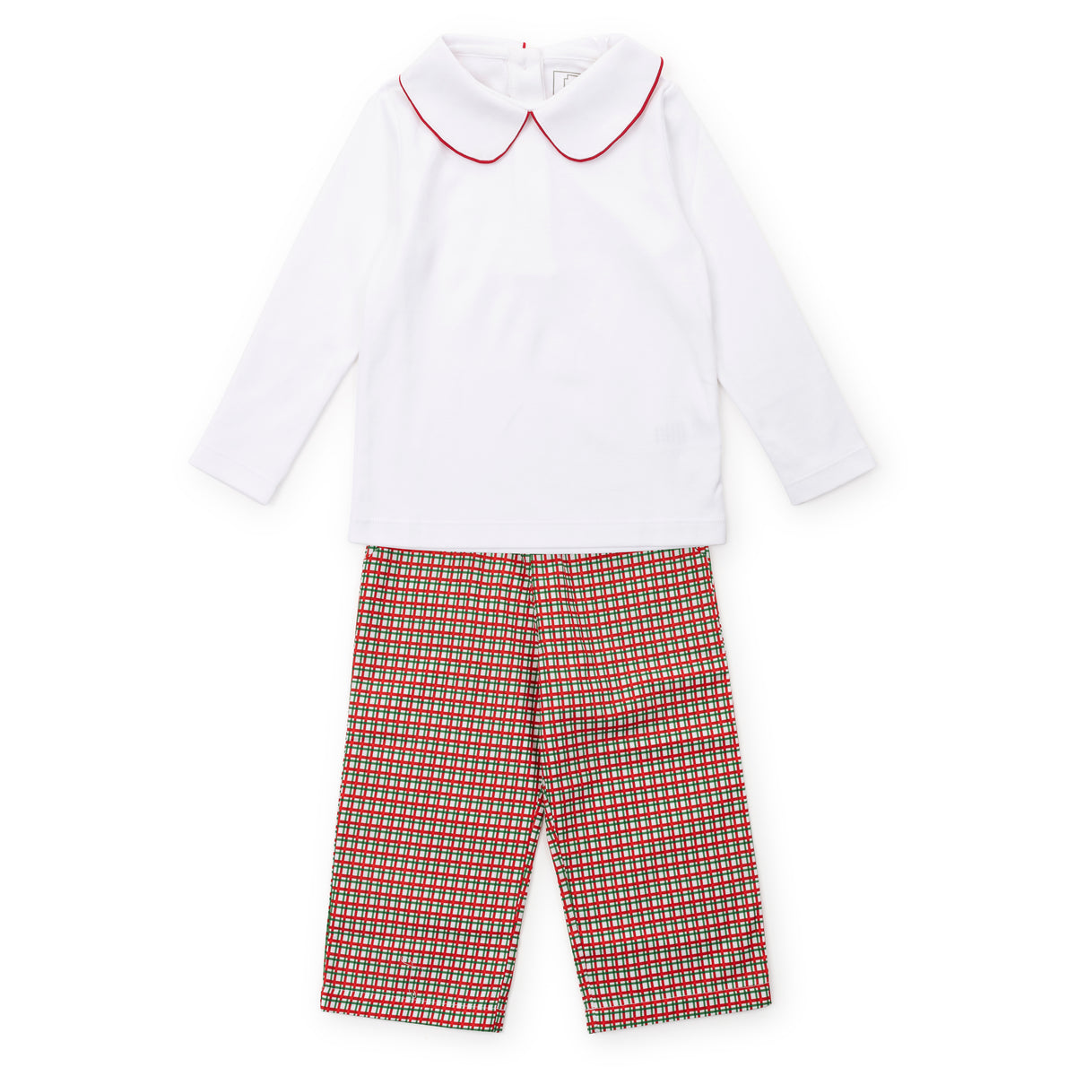 Everyday Ford Boys' Pant Set Holiday Plaid Kidswear