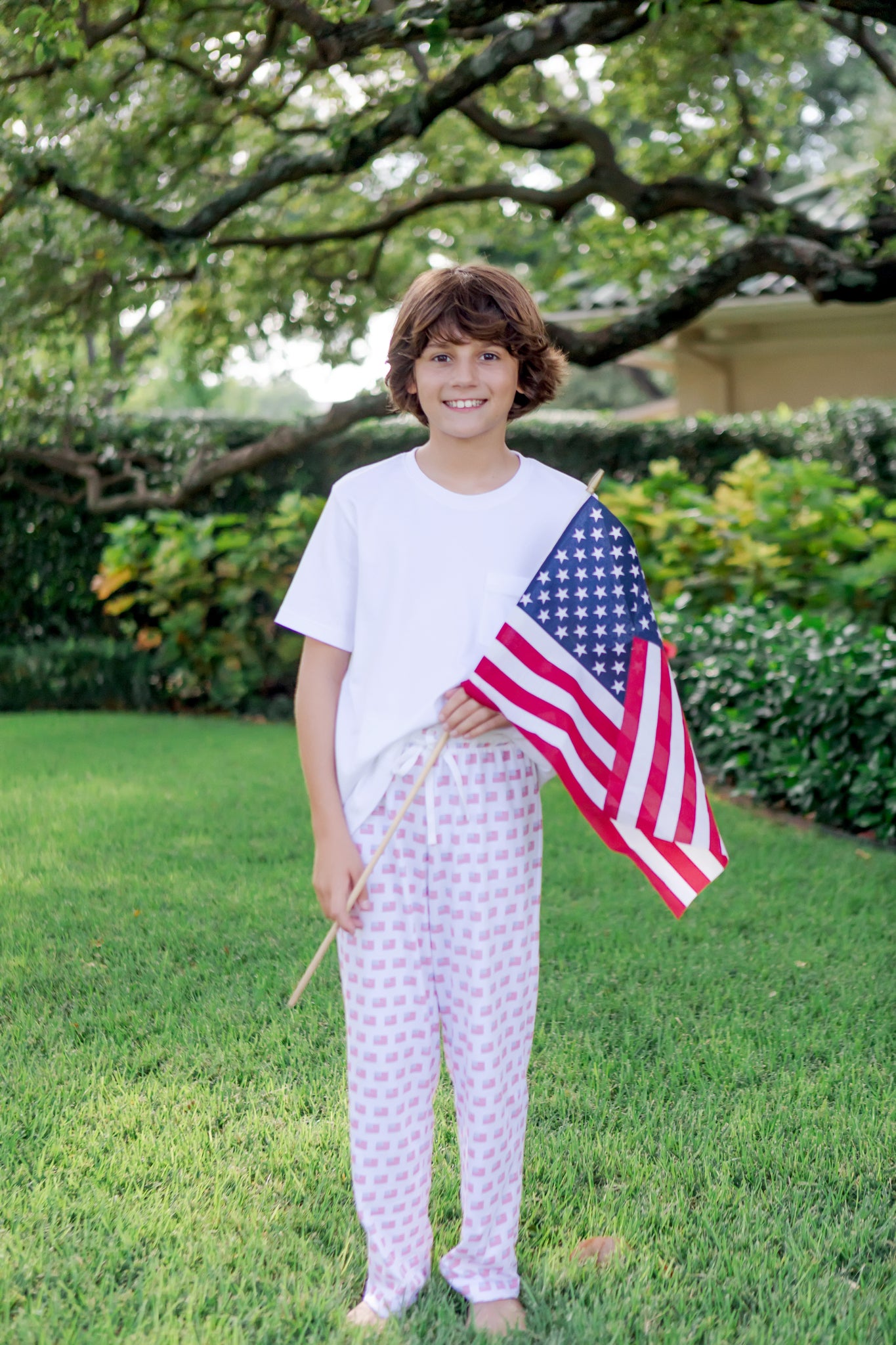 Beckett Boys' Hangout Pant - American Flag