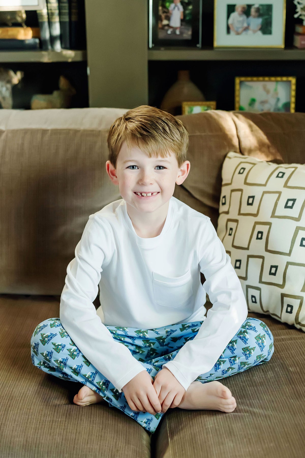 Beckett Boys' Hangout Pant - North Pole Express outfit perfect for everyday wear