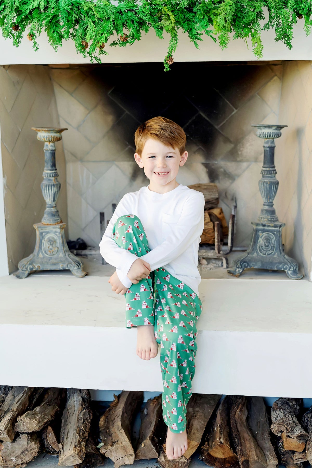 Beckett Boys' Hangout Pant - Santa's Helper outfit perfect for everyday wear