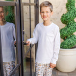 Beckett Boys' Hangout Pant - Halloween Pups stylish kids outfit collection