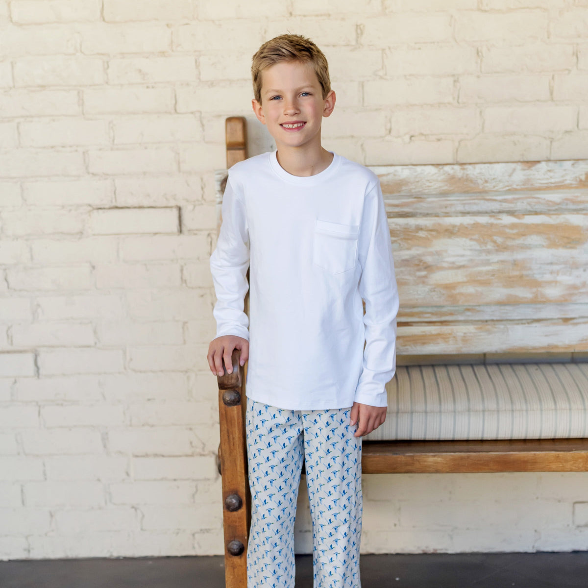 Beckett Boys' Hangout Pant - Mallard Ducks outfit perfect for everyday wear