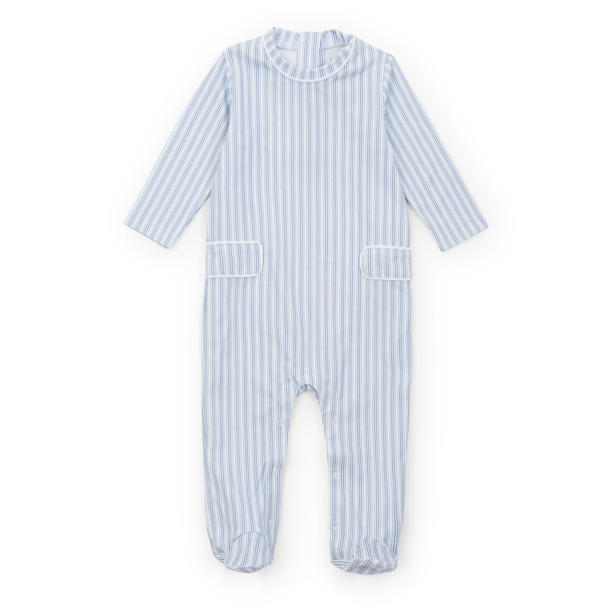 Everyday Preston Boys' Romper Stripes in Blue Kidswear