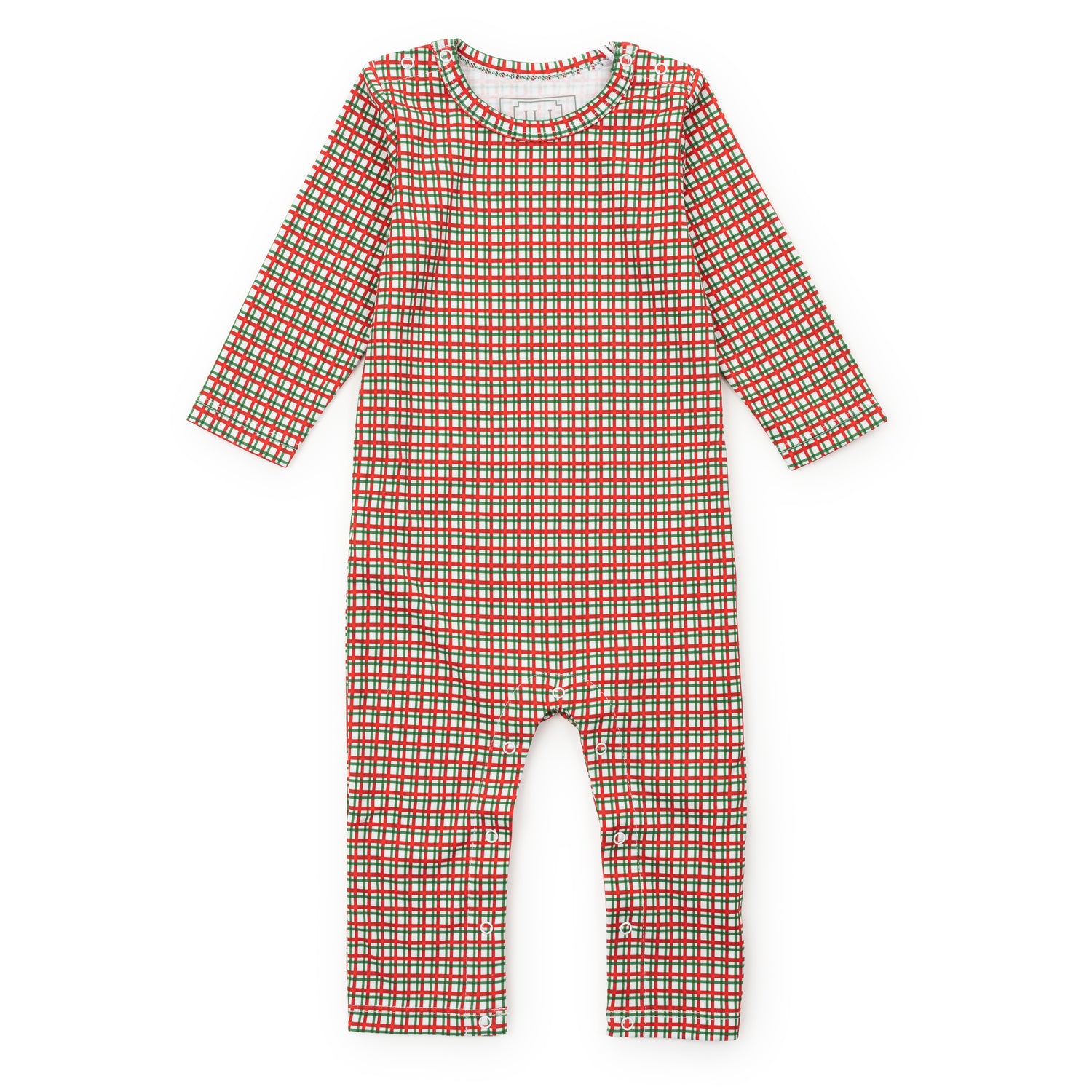 Thompson Boys' Romper Holiday Plaid