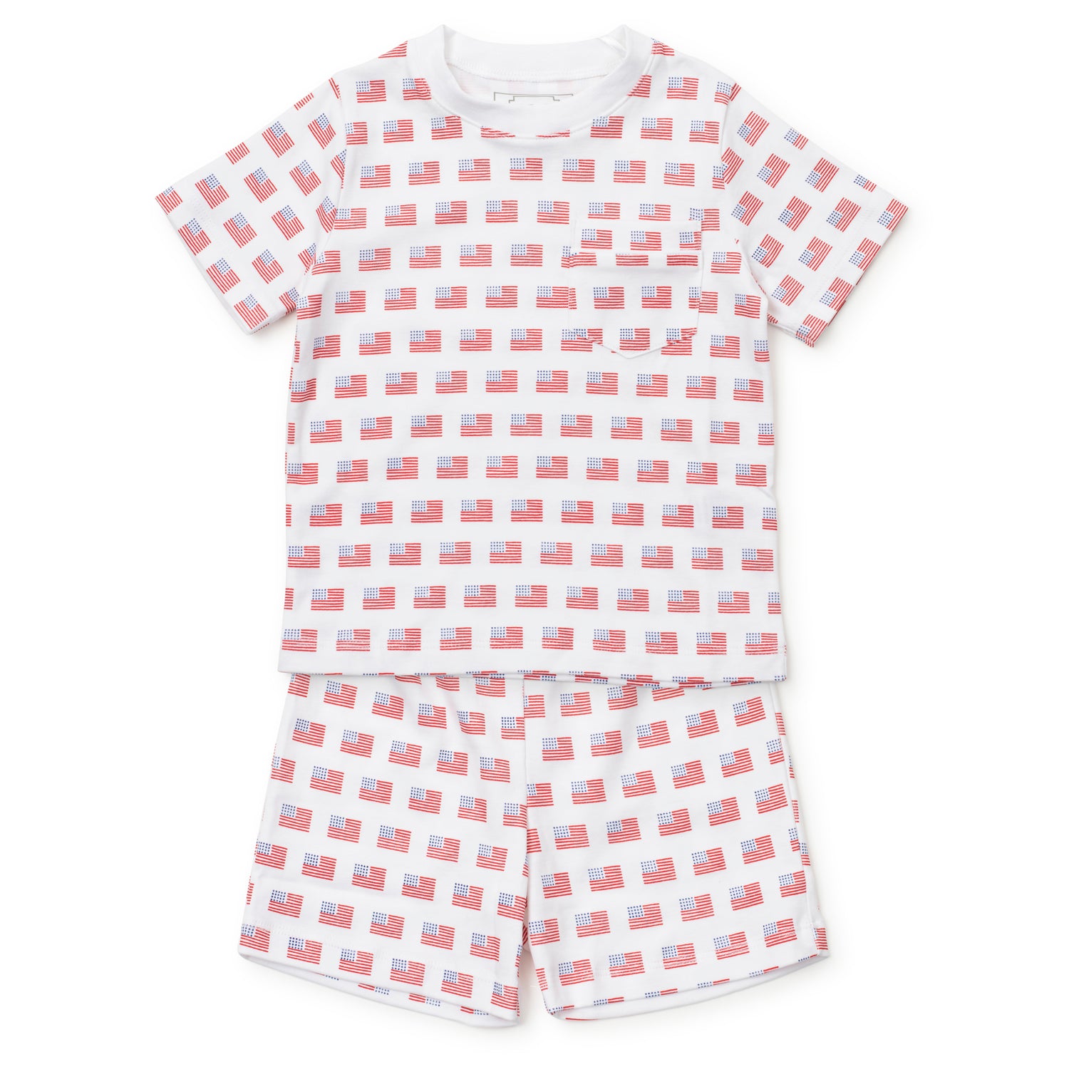 Charles Boys' Short Set - American Flag