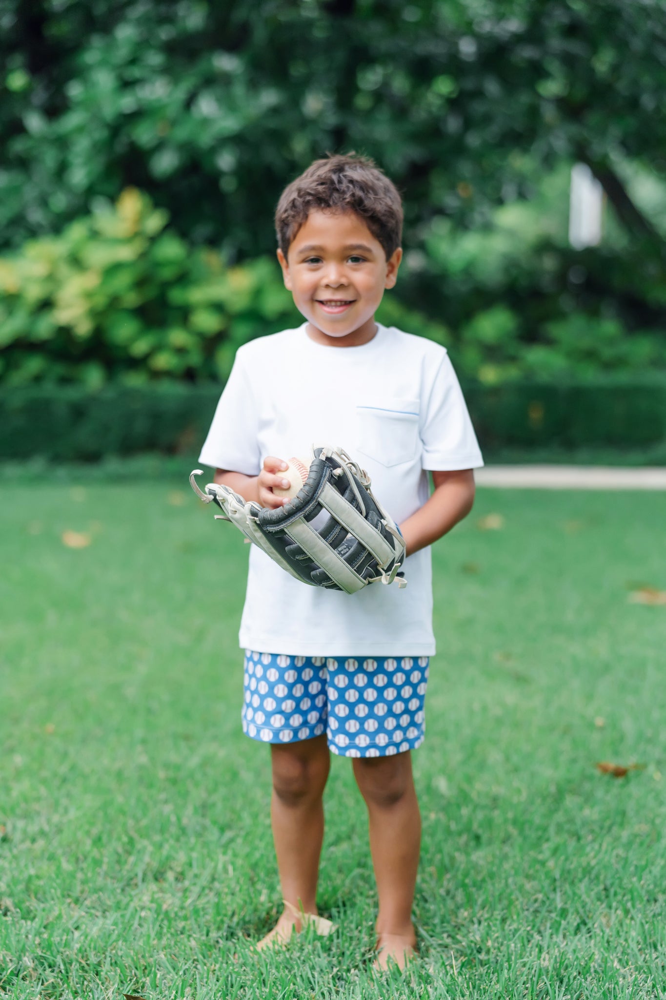 Walker Boys' Short Set - Baseball Grand Slam