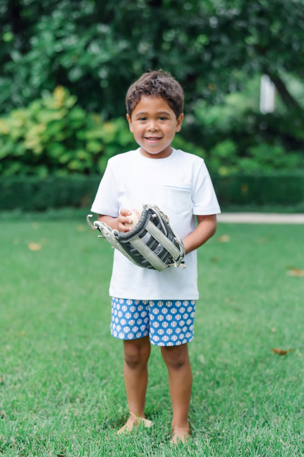 Walker Boys' Short Set - Baseball Grand Slam outfit perfect for everyday wear