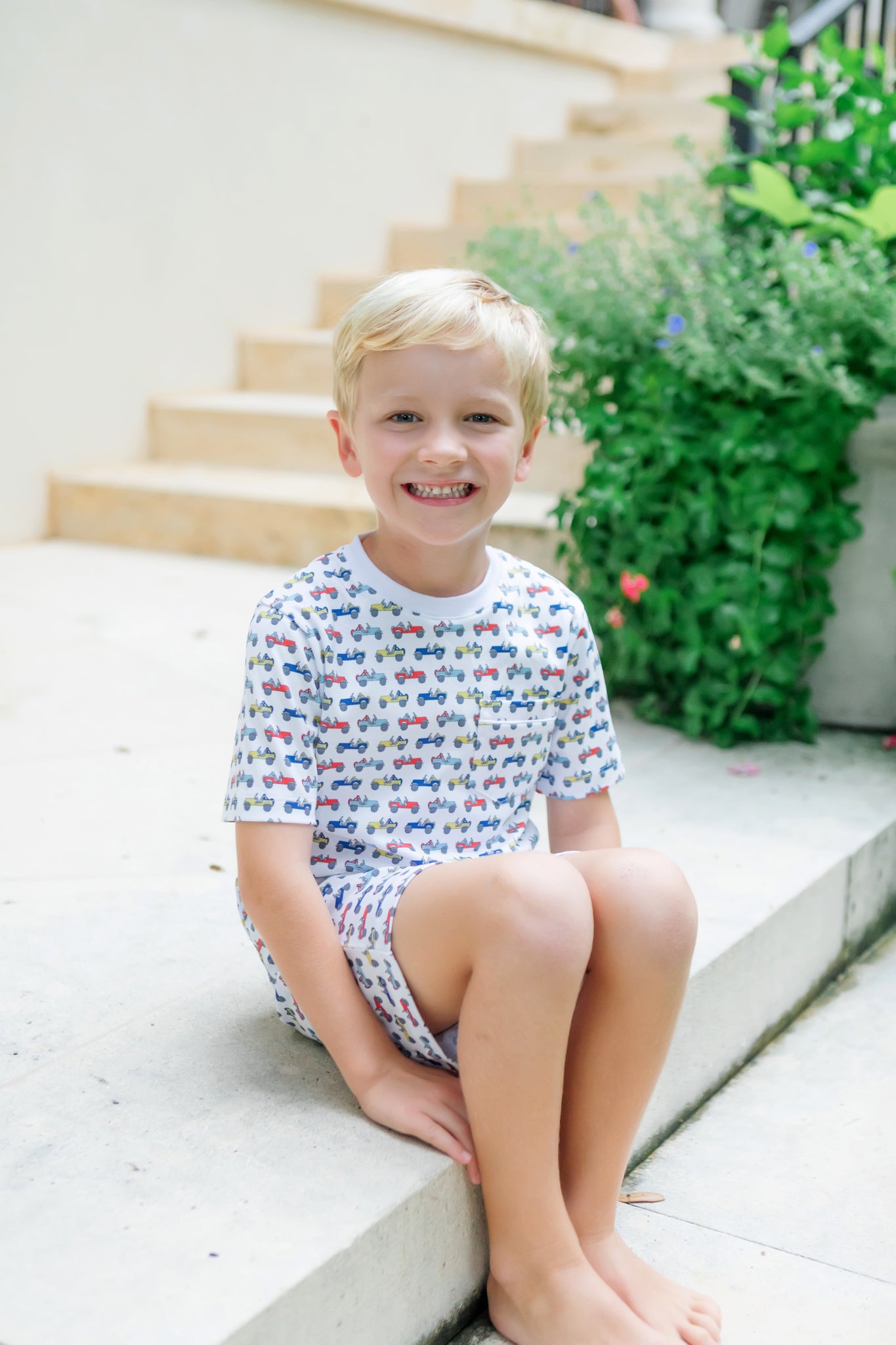 Buy Charles Boys' Short Set - Cruisin Jeeps kids clothing online