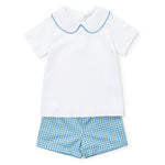 Everyday Field Boys' Woven Short Set Hampton Plaid Kidswear