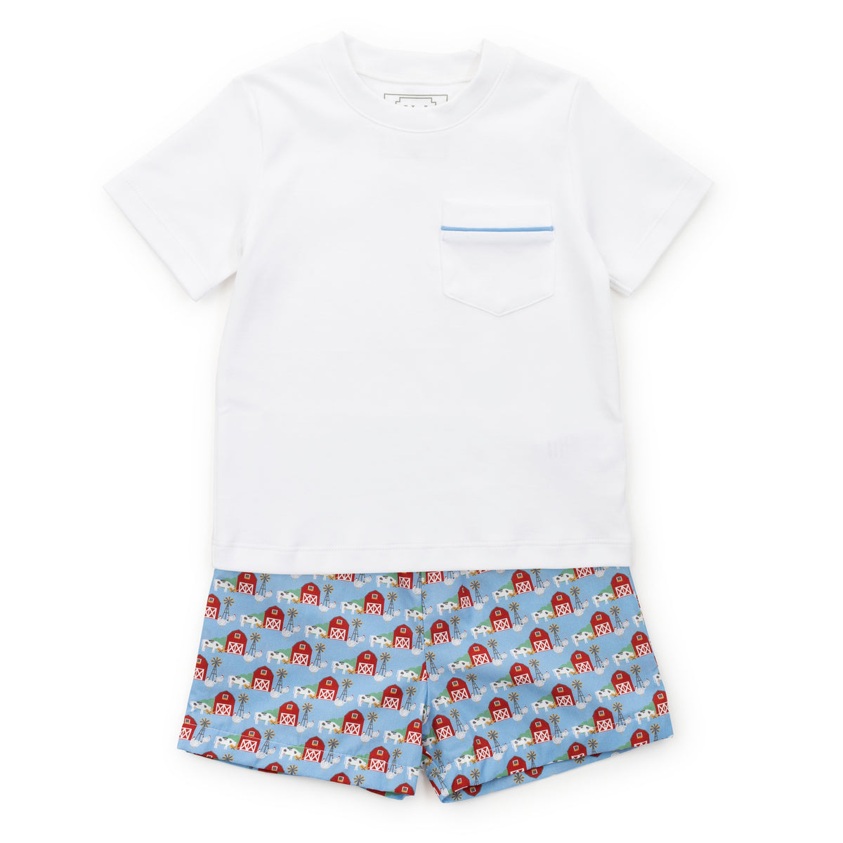 Everyday Hudson Boys' Short Set - On the Farm Kidswear
