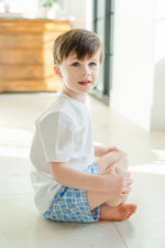 Hudson Boys' Short Set - Pumpkin Plaid outfit perfect for everyday wear