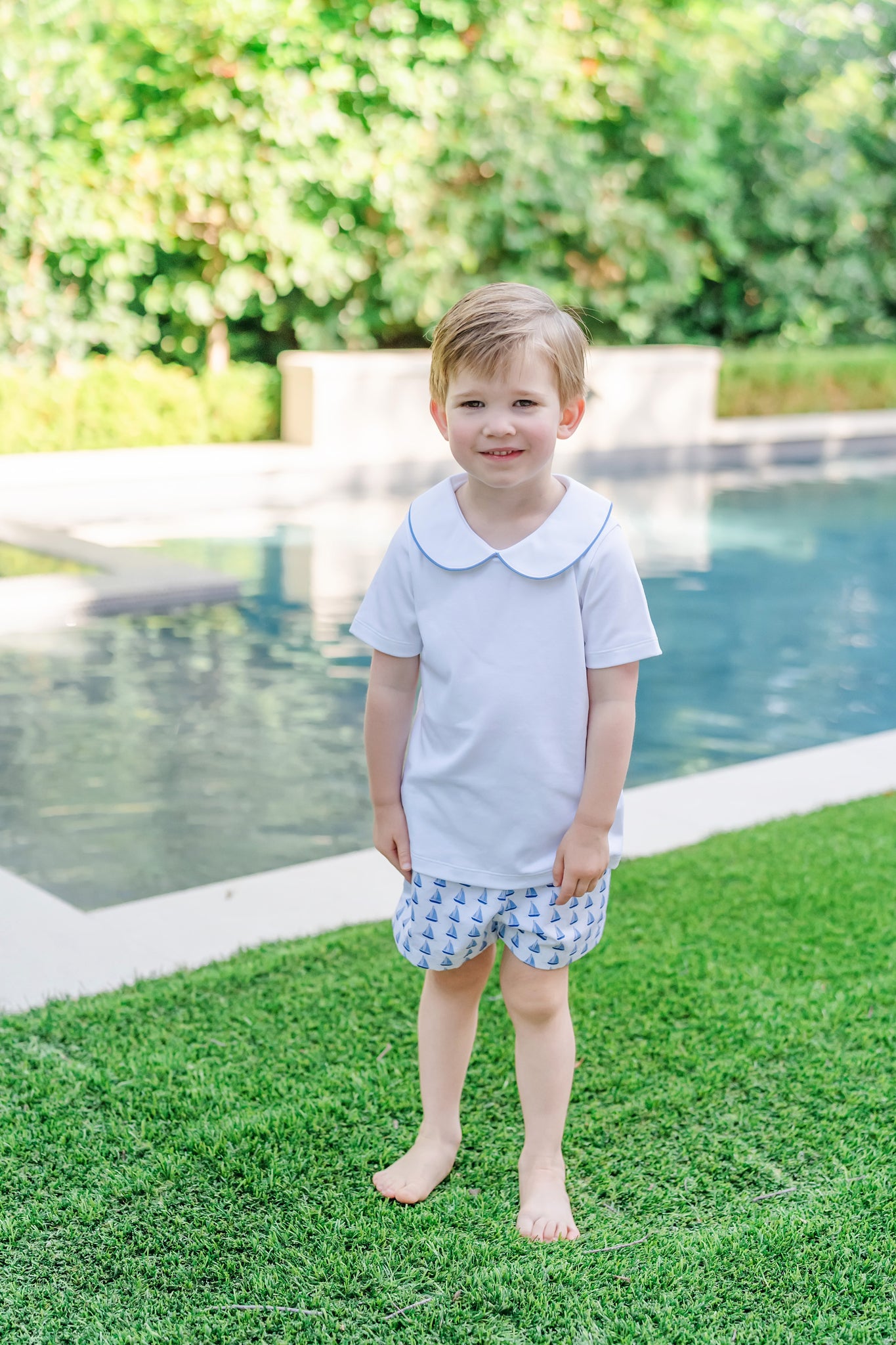 Buy Field Boys' Woven Short Set Sailing Away kids clothing online