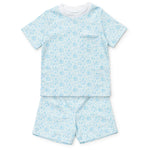 Everyday Charles Boys' Short Set - Sandcastles Blue Kidswear