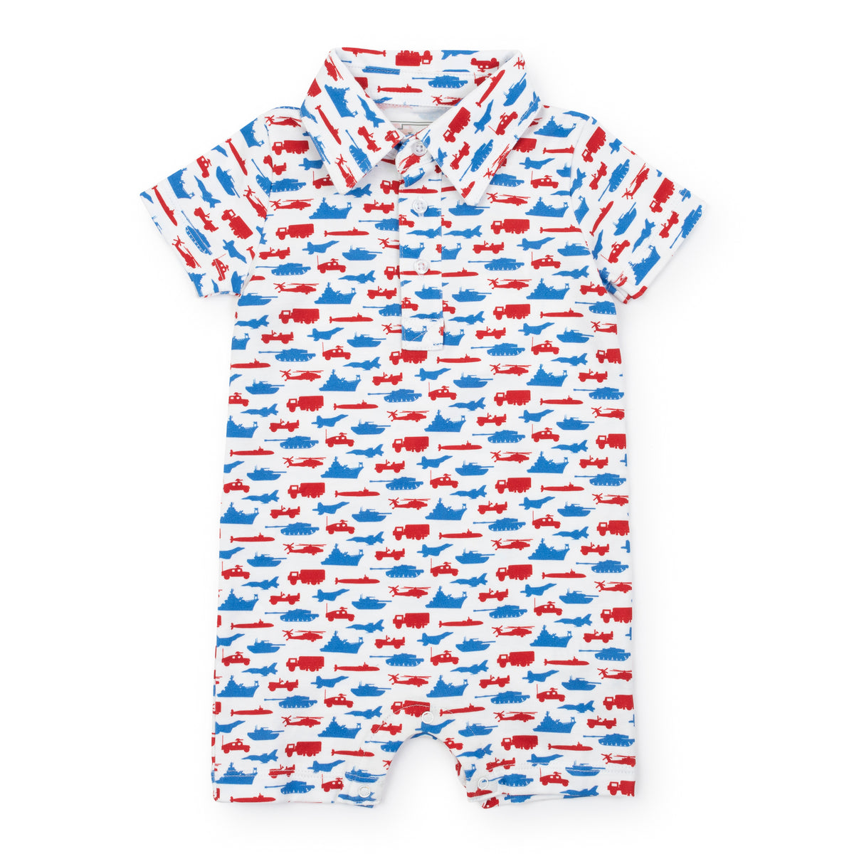 Everyday Tripp Boys' Pima Cotton Polo Shortall Freedom Fighters Kidswear