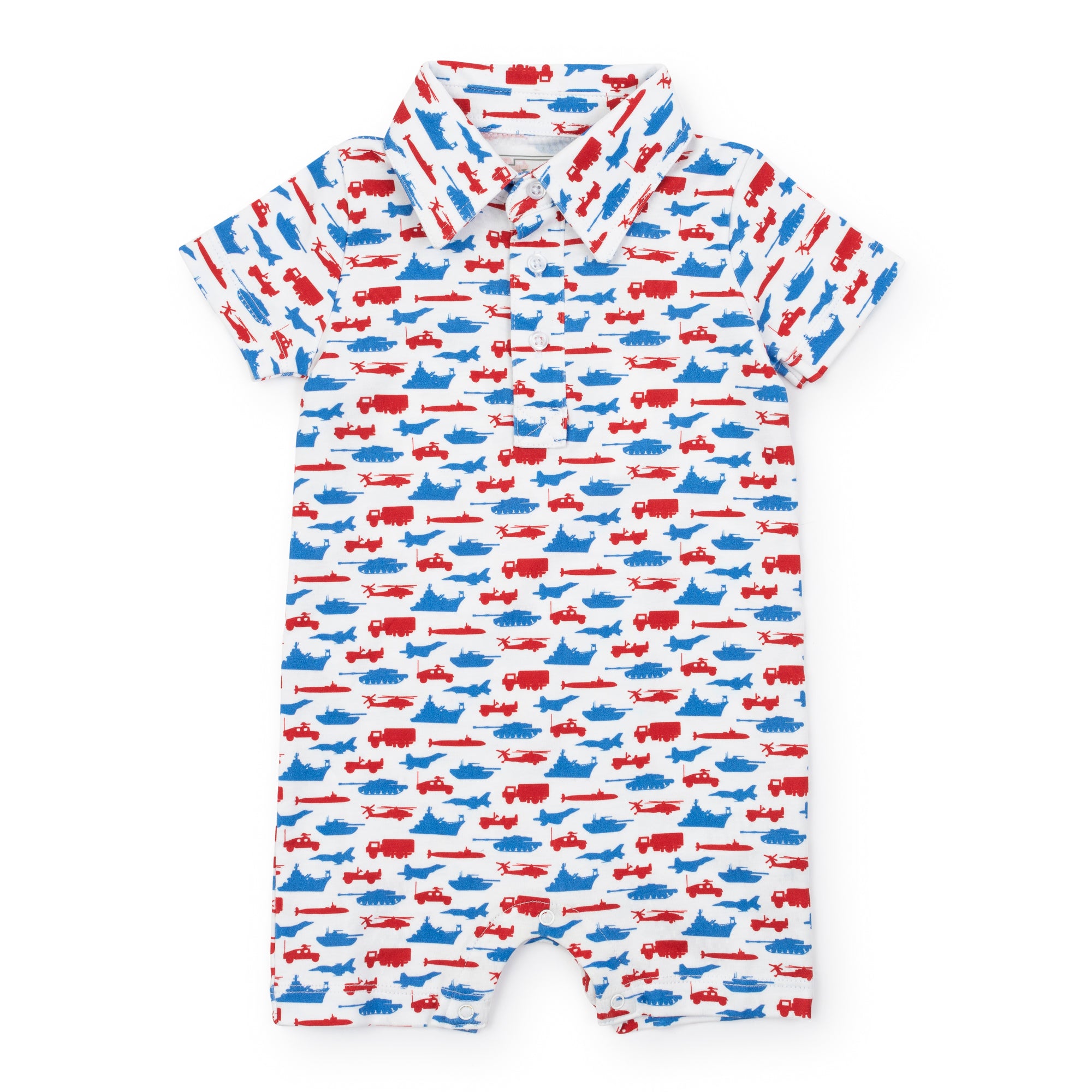 Tripp Boys' Pima Cotton Polo Shortall - Freedom Fighters