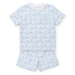 Everyday Charles Boys' Short Set School Days Blue Kidswear