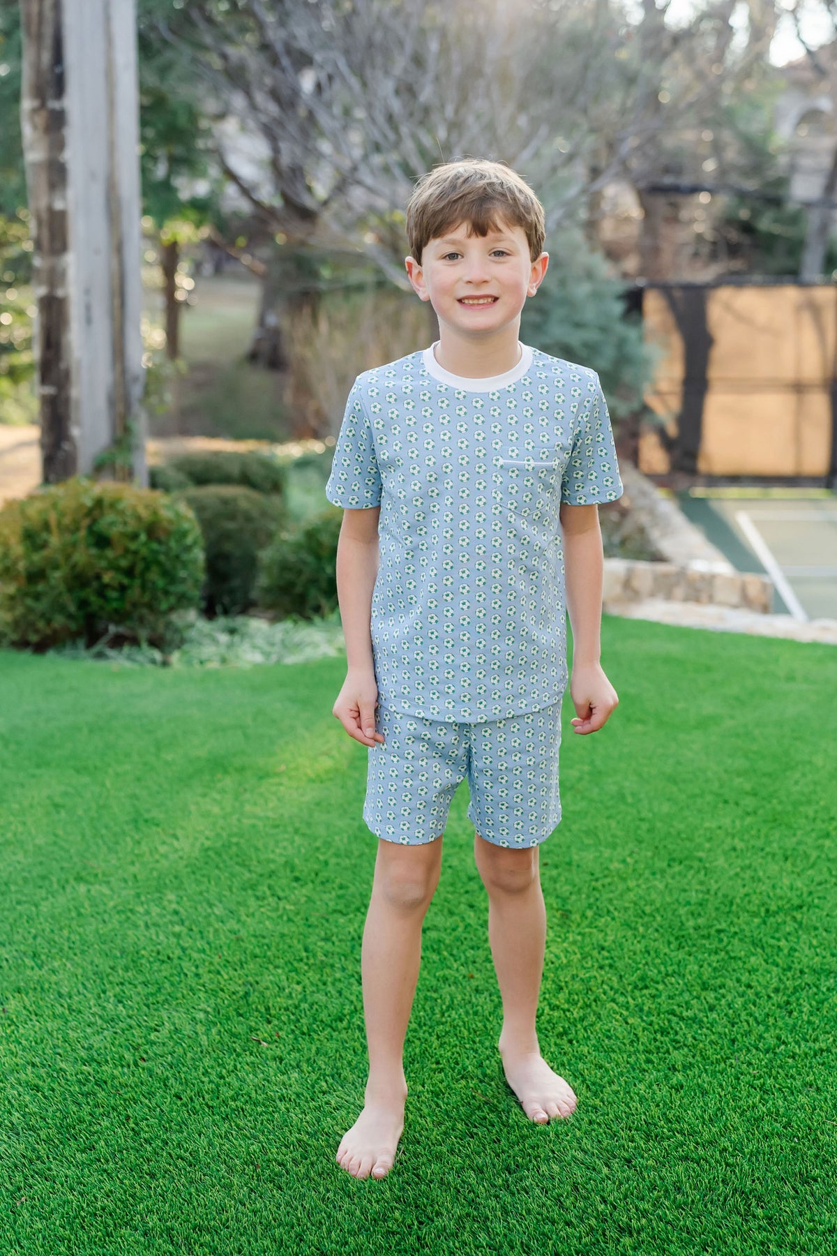 Charles Boys' Short Set - Soccer Boy outfit perfect for everyday wear