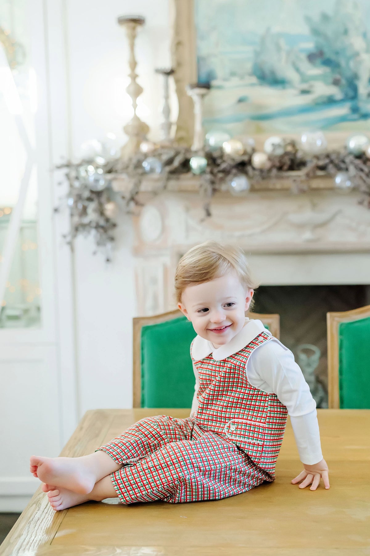 Harrison Boys' Woven Longall Holiday Plaid outfit perfect for everyday wear