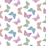 Minden Girls' Pima Cotton Short Set Bright Butterflies stylish kids outfit collection