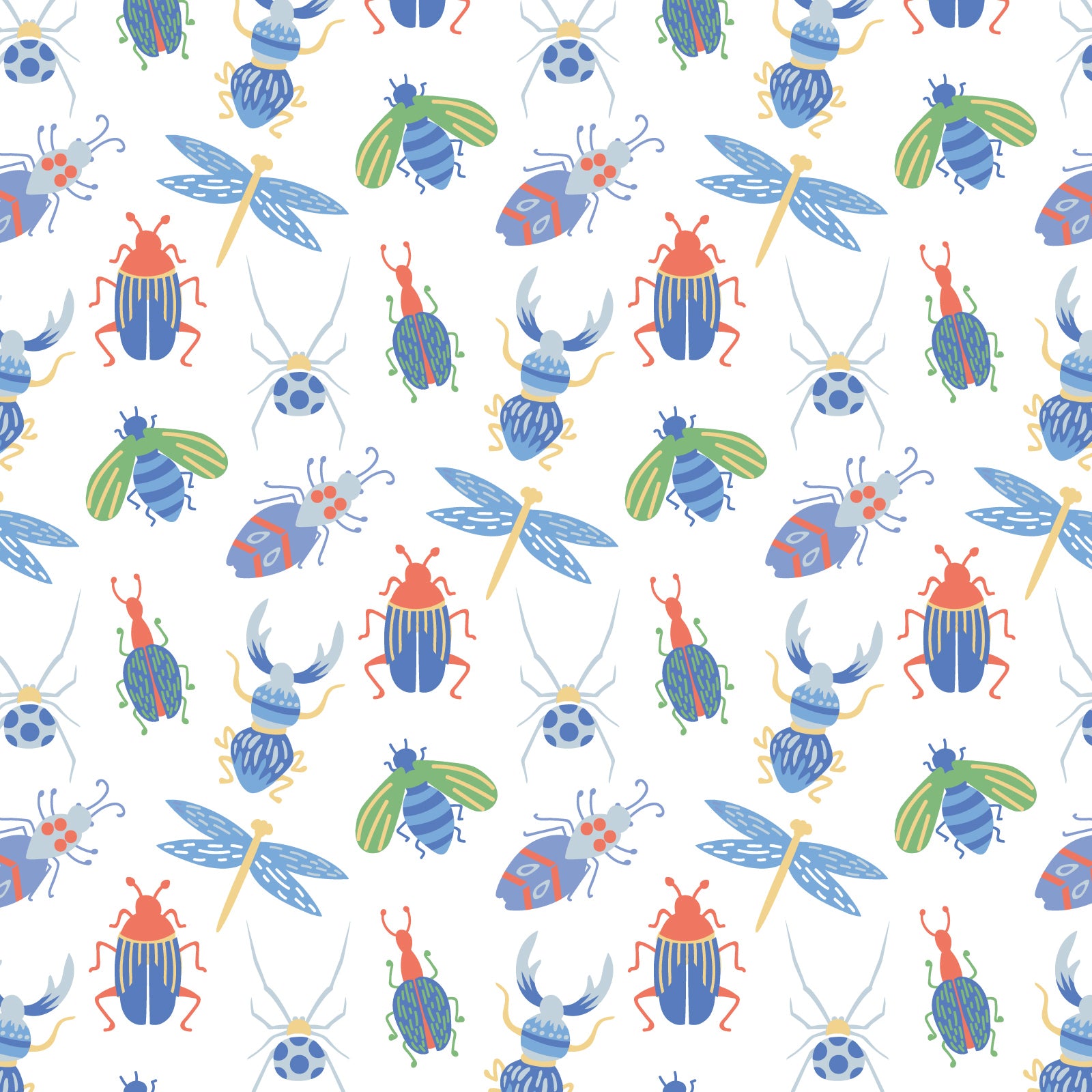 Charles Boys' Short Set - Busy Bugs
