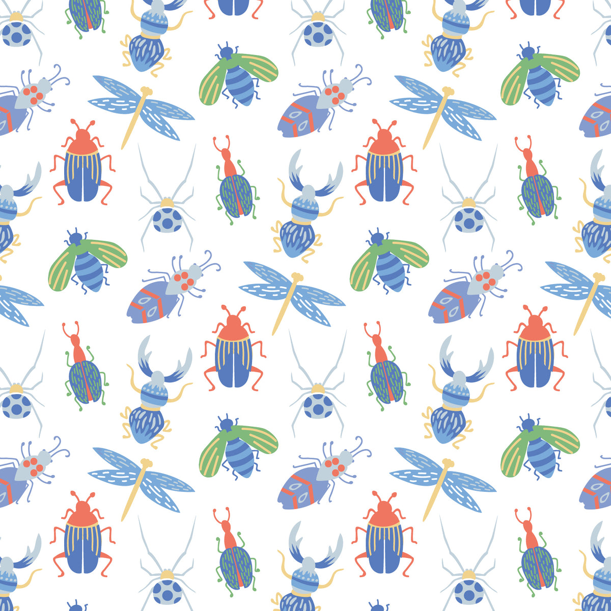 Parker Boys' Zipper Pajama - Busy Bugs stylish kids outfit collection