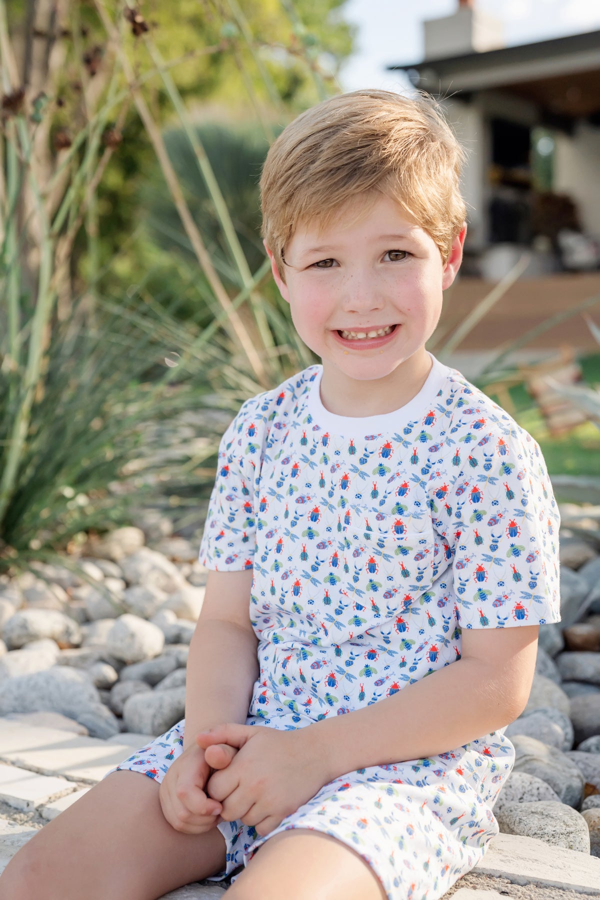 Everyday Charles Boys' Short Set - Busy Bugs Children’s Wear