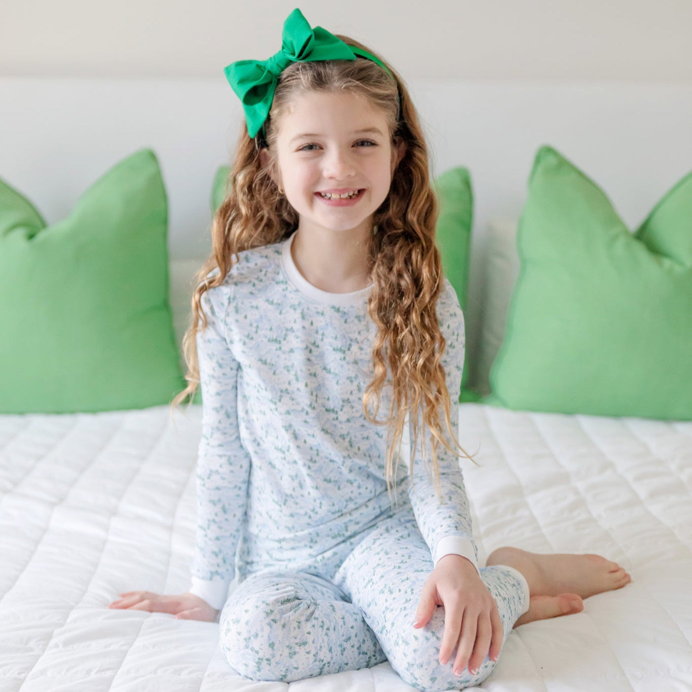 Grayson Pajama Pant Set SnowCapped Mountains stylish kids outfit collection
