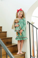 Carlin Doll Dress - Santa's Helper outfit perfect for everyday wear