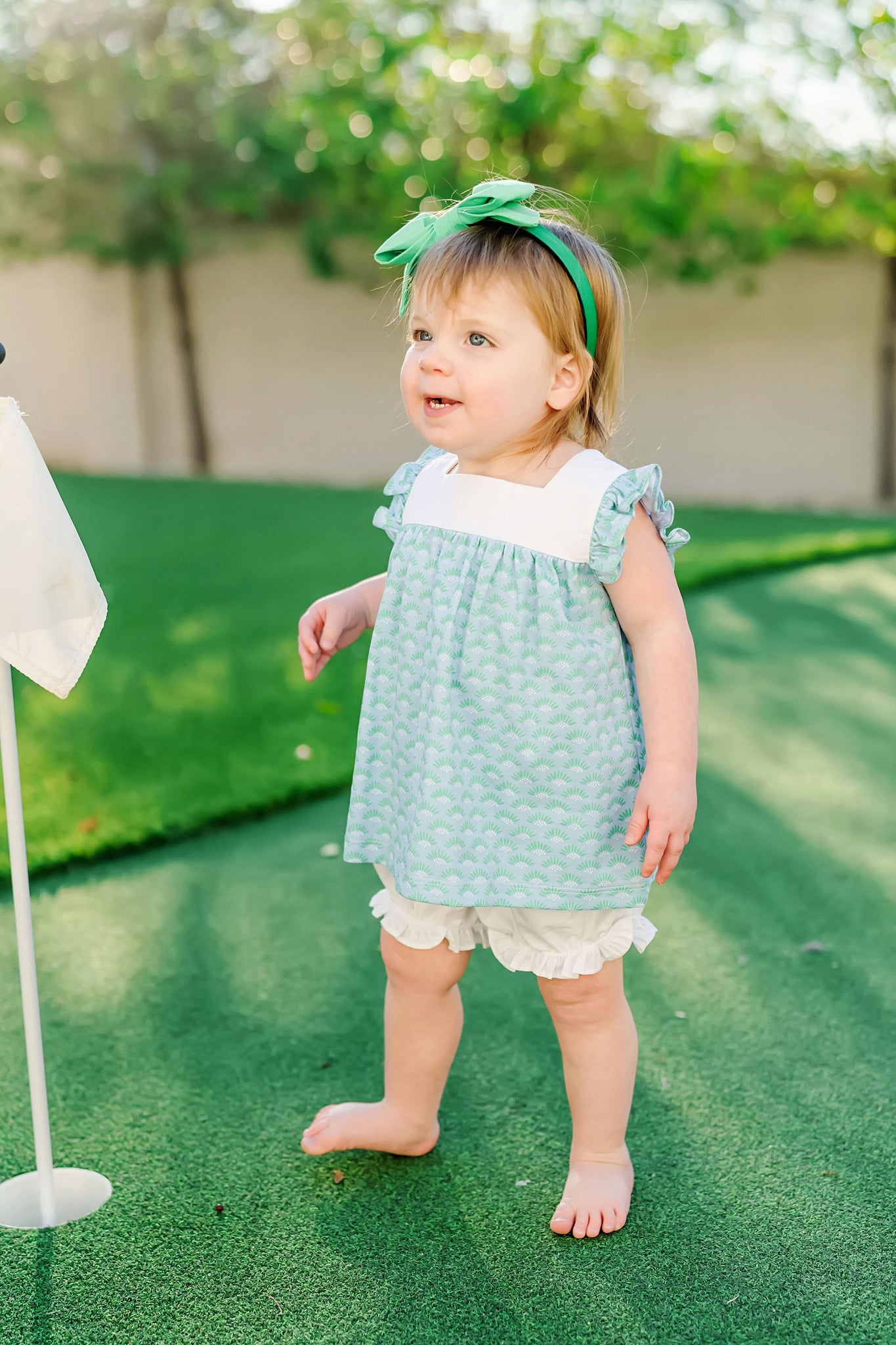 Annie Girls' Bloomer Set - Cool Blooms