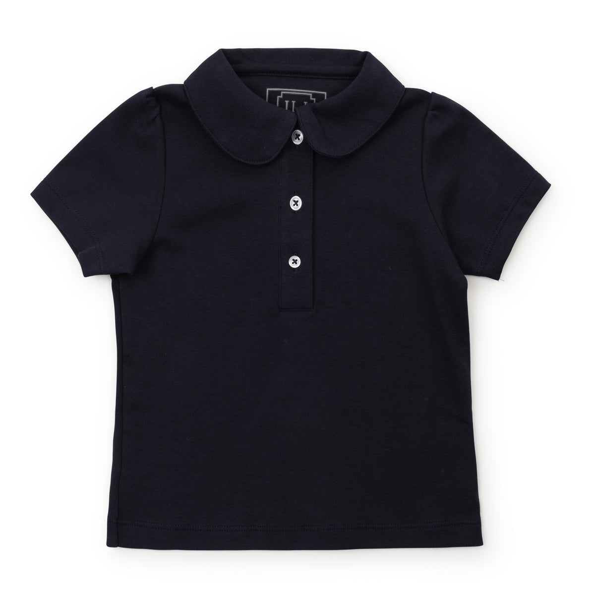 Uniform Madison Girls' Polo Short Sleeve Shirt Navy outfit perfect for everyday wear