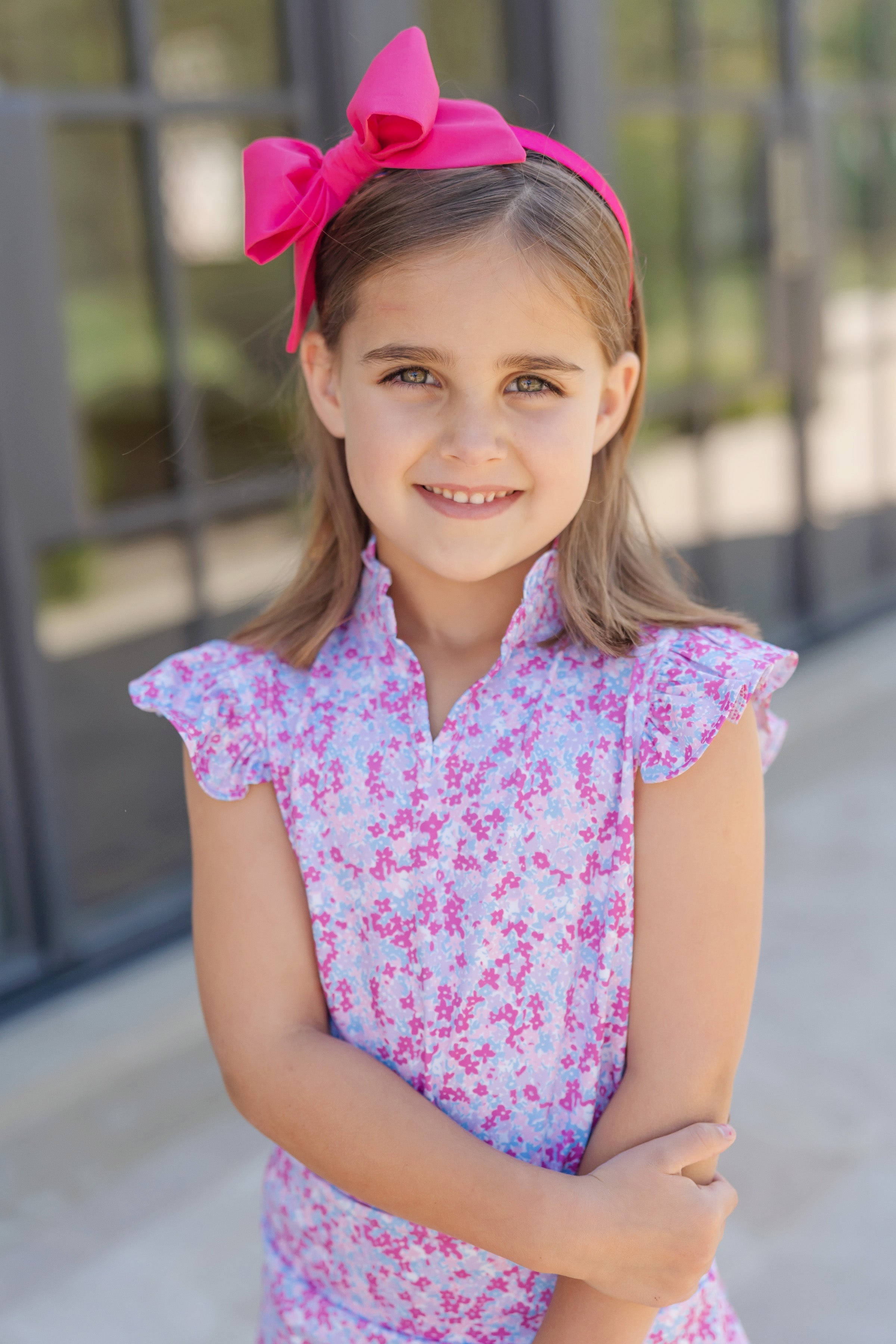 Ellie Girls' Sleeveless Performance Top by LH Sport - Preppy Petals