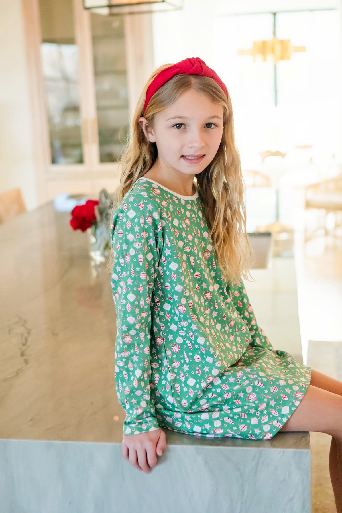 Berkeley Girls' Shirt Dress Retro Ornaments outfit perfect for everyday wear